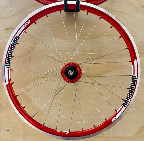 Expert 28h Dangerboy Wheelset Red