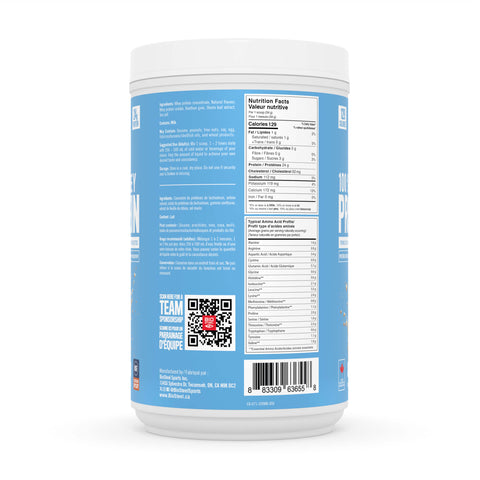 BIOSTEEL 100% WHEY PROTEIN / Vanilla / 25 Servings