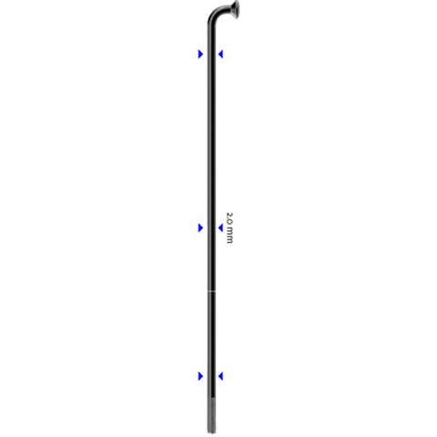 Sapim Leader 14G Spokes – 270mm – Black