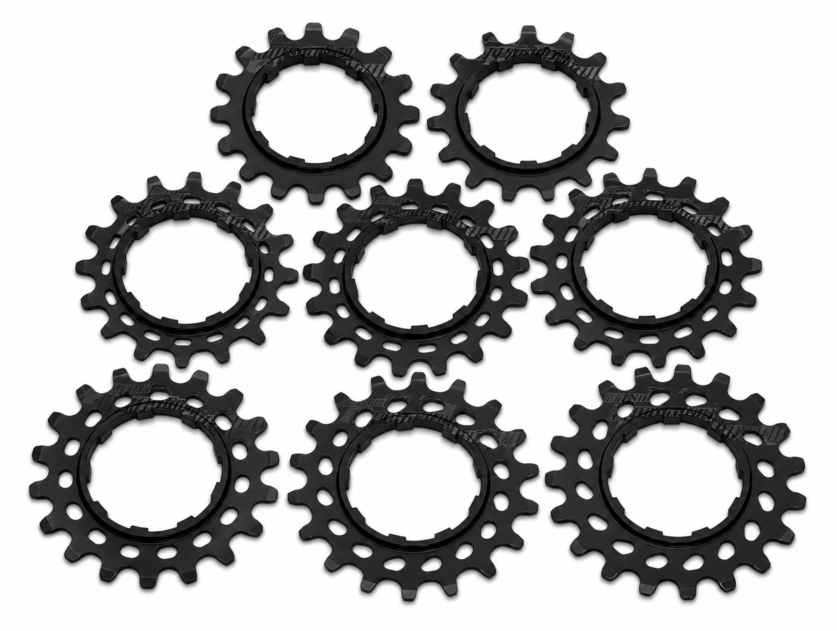 Dangerboy Decimal Chromoly BMX Race Cogs – Onyx / Oversized Freehub Compatible – 15.3T–18.8T