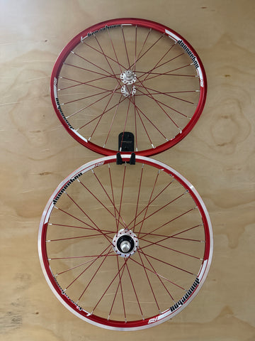 Mini 28h Dangerboy Wheelset Red