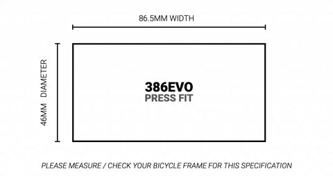 Praxis Works M30-THRU PF386EVO Bottom Bracket – 30mm
