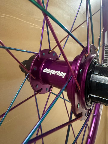 Expert 28h Dangerboy Wheelset Purple