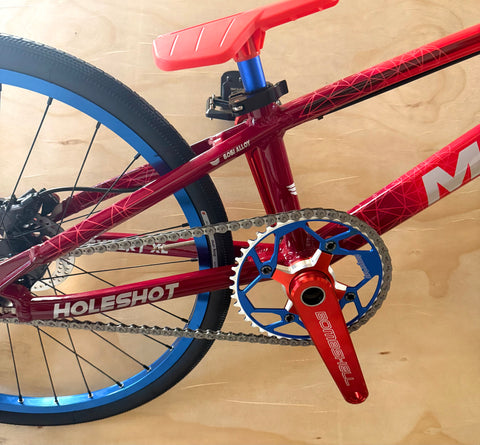 MEYBO HOLESHOT "Expert XL" Complete Custom Build - Fire/Red