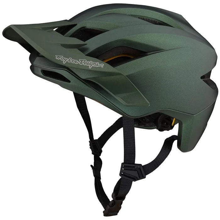 Troy Lee Designs Flowline Helmet Orbit Forest Green