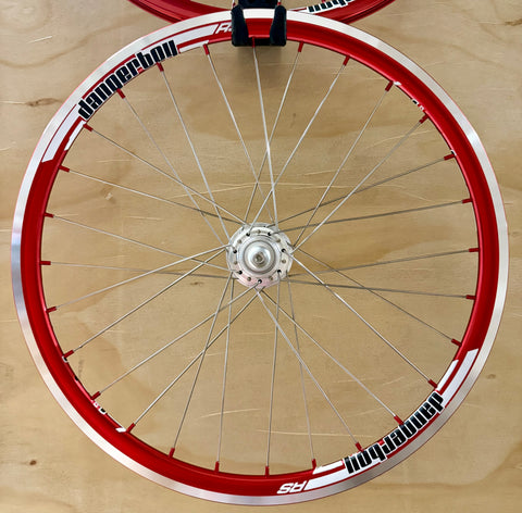 Expert 28h Dangerboy Wheelset Red