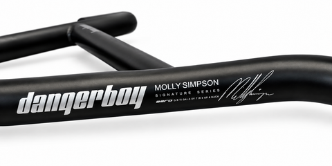 Dangerboy Blackout Simpson Signature 7” Titanium BMX Handlebars – 22.2mm