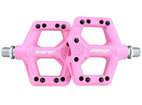 Dangergirl Mini BMX Pedals – Lightweight Youth Platform Pedals