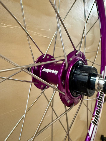 Expert 28h Dangerboy Wheelset Purple