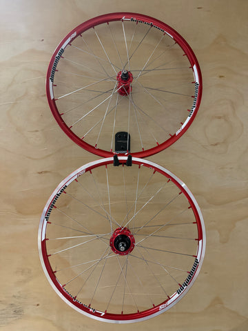 Mini 28h Dangerboy Wheelset Red