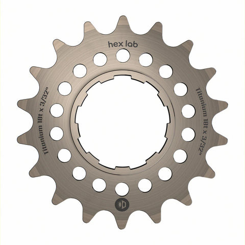 Box One Hex Lab Single Speed Titanium Cogs
