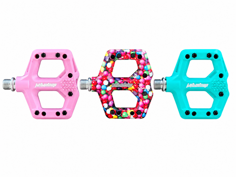 Dangergirl Mini BMX Pedals – Lightweight Youth Platform Pedals