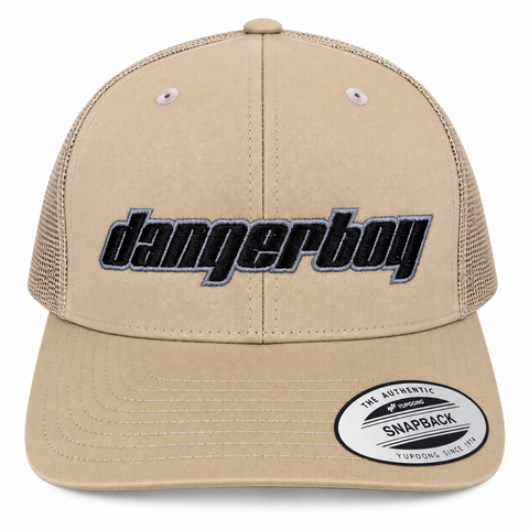 Dangerboy Snapback Hat – Sand-Black Embroid