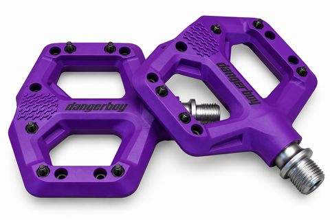 Dangerboy Mini BMX Pedals – Lightweight Youth Platform Pedals