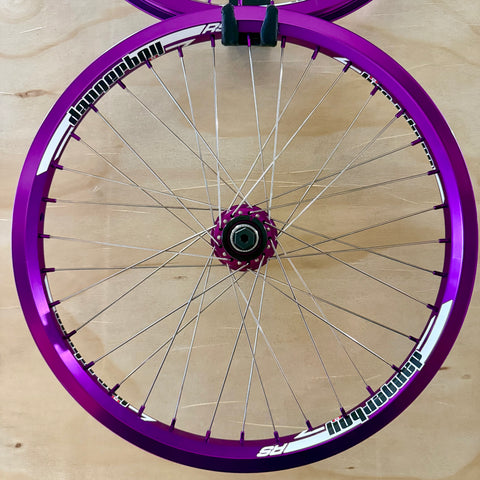 Pro 36h Dangerboy Wheelset Purple
