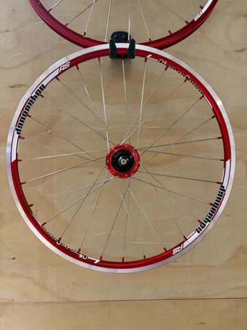 Mini 28h Dangerboy Wheelset Red