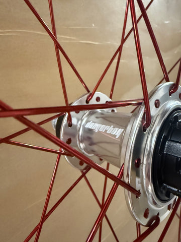 Mini 28h Dangerboy Wheelset Red