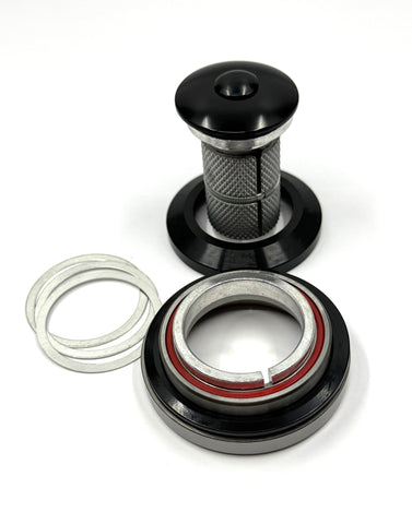 Integrated Headset Tapered 1.5 Black with Compression Plug