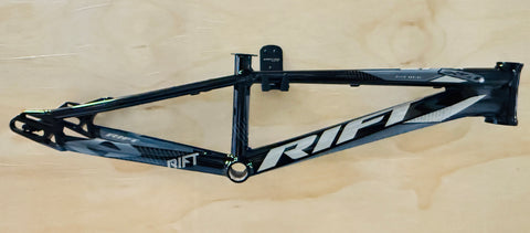 Tangent Rift 20.5 ES20D Pro BMX Race Frame-Gloss Black / Grey Decals
