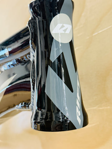 Tangent Rift 20.5 ES20D Pro BMX Race Frame-Gloss Black / Grey Decals