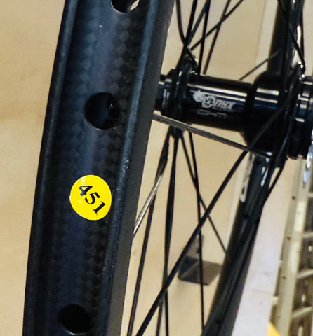 Junior 28h Deejay Carbon Rear Wheel w/ Onyx OHM Race Spec Upgrade