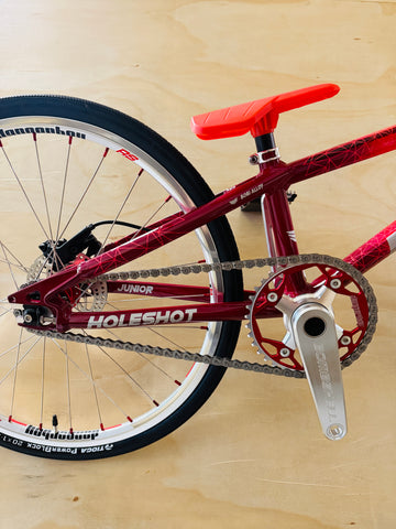MEYBO HOLESHOT "Junior" Complete Custom Build - Fire/Red