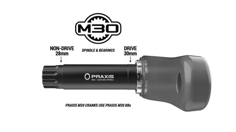 Praxis Works M30 BB30 / PF30 Road Bottom Bracket – 30/28