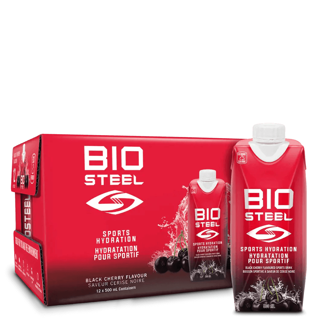 BIOSTEEL SPORTS DRINK / Black Cherry / 12 Pack