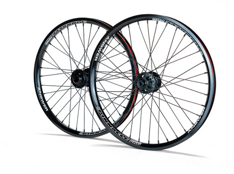 Pro 38h Answer BMX Pinnacle 20mm Front w/ Disc Rear Wheelset (OS20)