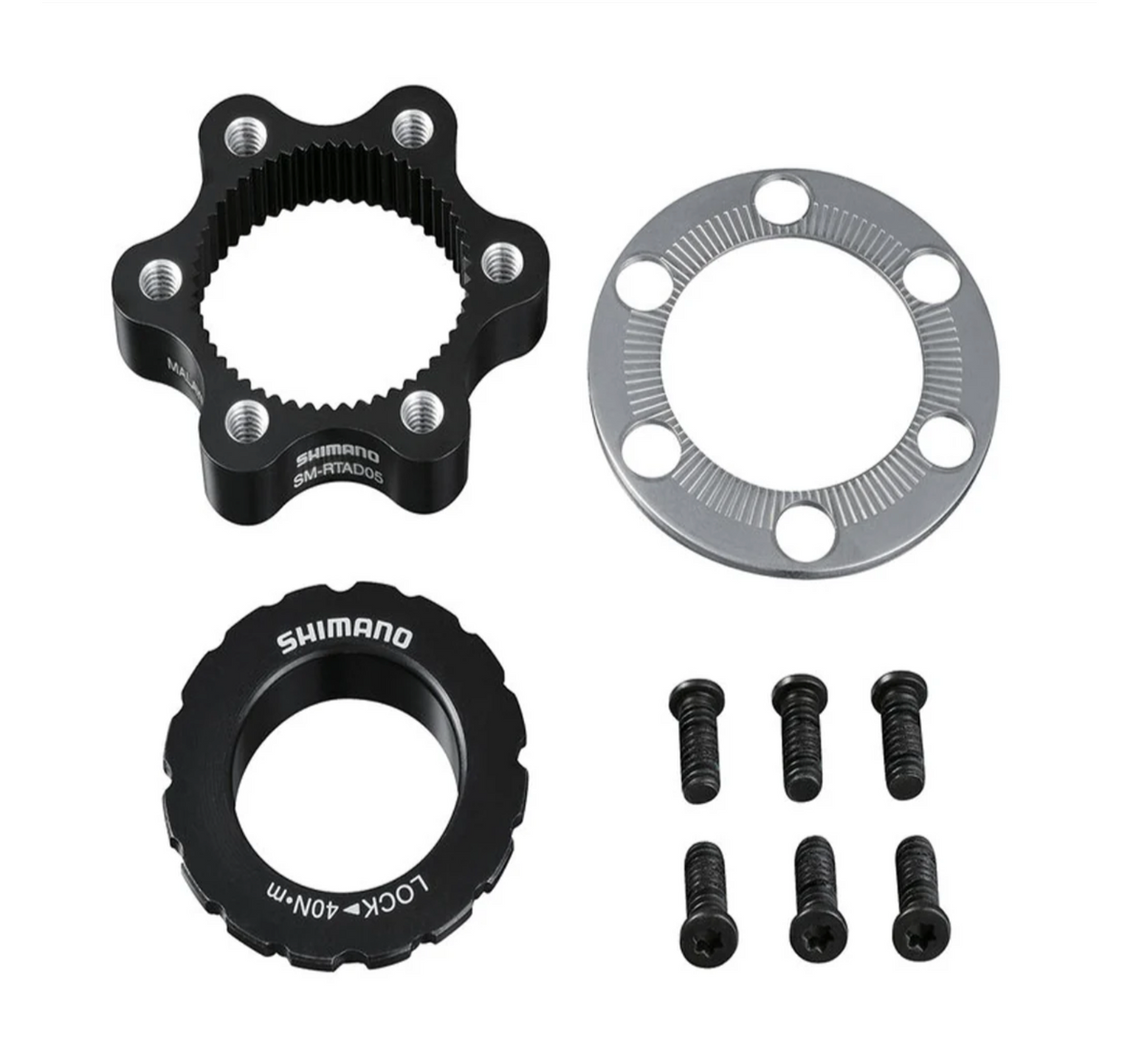 SHIMANO - Disc brake rotor adapter - 6-bolt rotor to CENTER LOCK hub