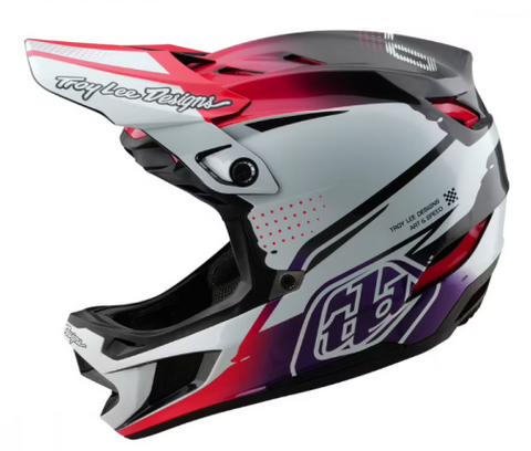 Troy Lee Designs D4 Carbon BMX Full-Face Helmet Drip White