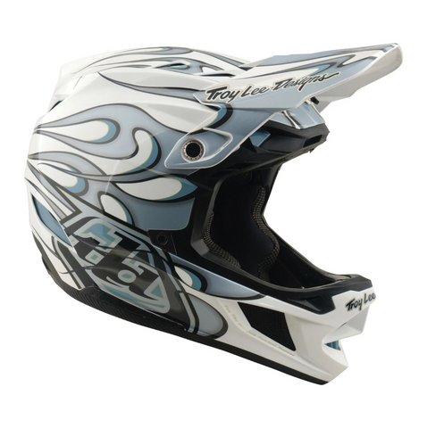 Troy Lee Designs D4 Composite Helmet Torched White