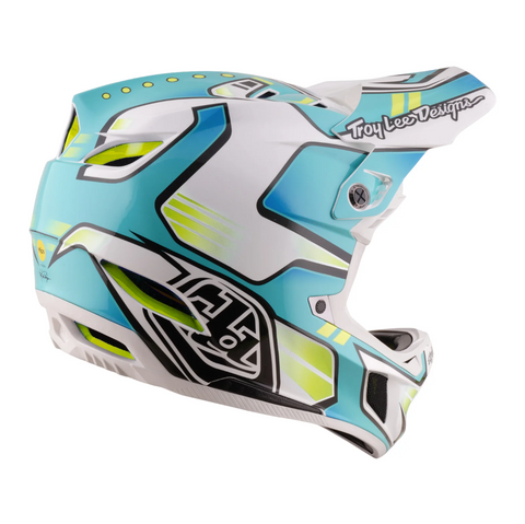 Troy Lee Designs D4 Composite Helmet Crest Teal
