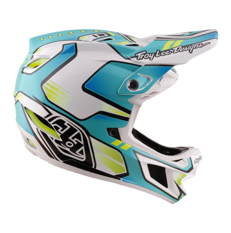 Troy Lee Designs D4 Composite Helmet Crest Teal