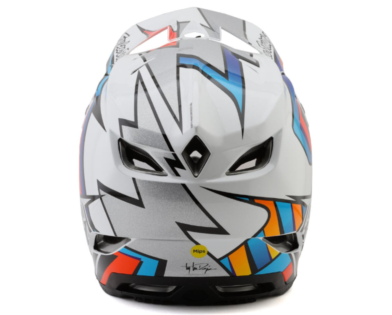 Motorcycle helmet with a white background