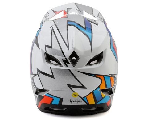 Motorcycle helmet with a white background