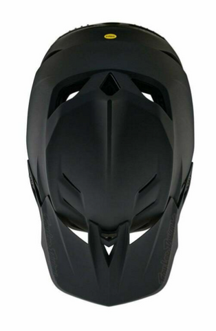 Black helmet on a white background
