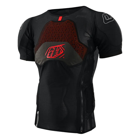 TROY LEE DESIGNS Stage Ghost D3O Short Sleeve Baselayer Solid Black