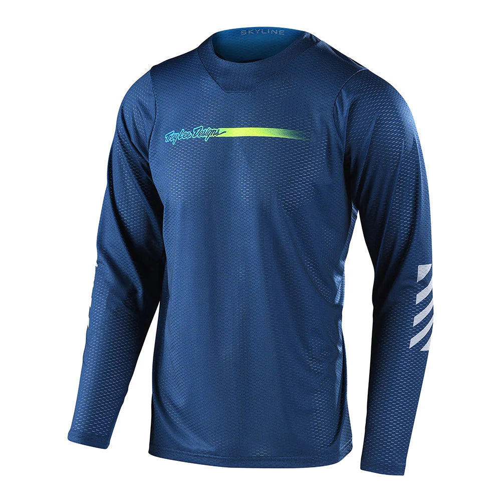 TROY LEE DESIGNS  Skyline Air LS Jersey Channel Dark Slate Blue
