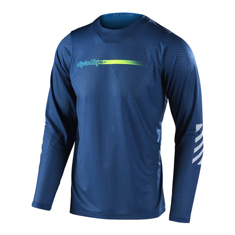 TROY LEE DESIGNS  Skyline Air LS Jersey Channel Dark Slate Blue