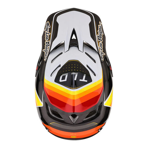 TROY LEE DESIGNS D4 Carbon BMX Full-Face Helmet Reverb Black / White XS, SM