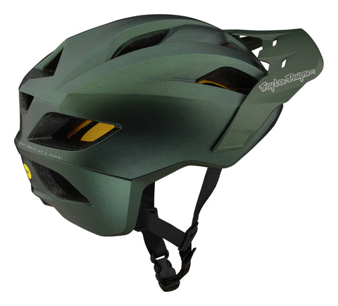 Troy Lee Designs Flowline Helmet Orbit Forest Green