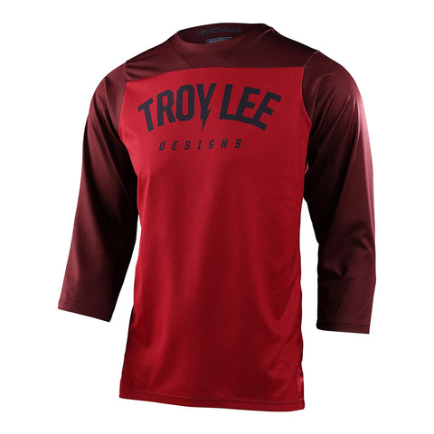 TROY LEE DESIGNS Ruckus 3/4 Jersey Camber Oxblood