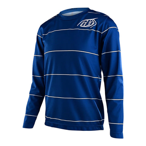 Troy Lee Designs Youth Flowline LS Jersey Revert True Blue