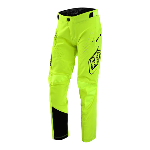 TROY LEE DESIGNS Youth Sprint Pant Solid Flo Yellow