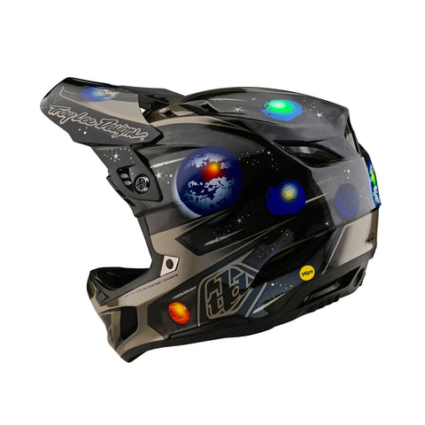 TROY LEE DESIGNS D4 Carbon BMX Full-Face Helmet Spacian Black