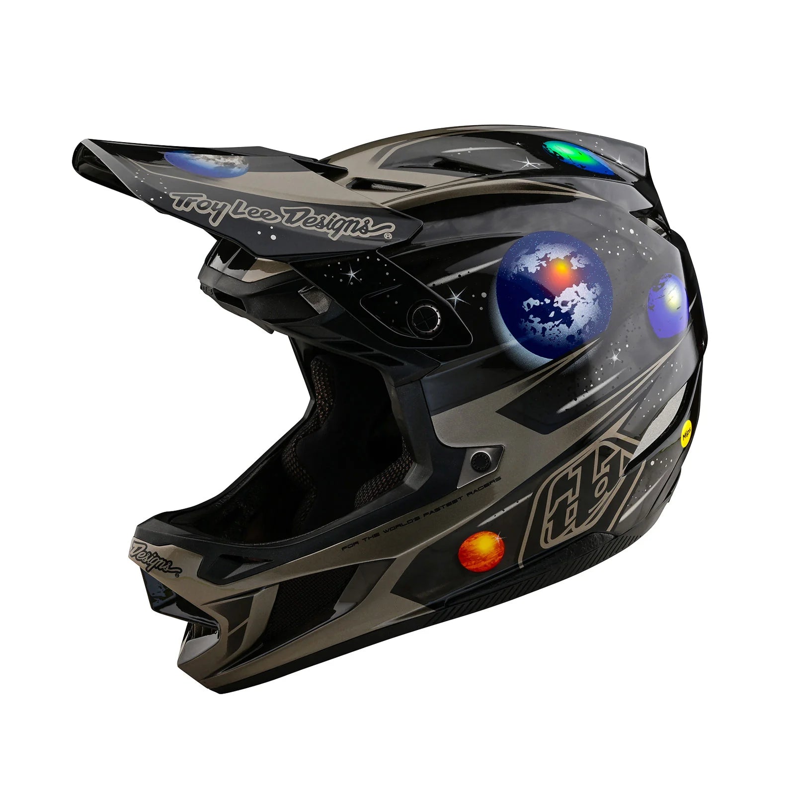 TROY LEE DESIGNS D4 Carbon BMX Full-Face Helmet Spacian Black