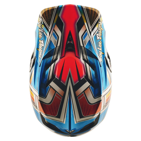 TROY LEE DESIGNS D4 Carbon Helmet Lowrider - Blue