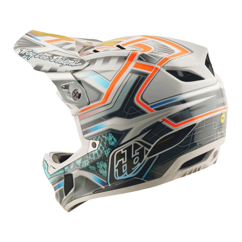 Troy Lee Designs D4 Composite Helmet Lowrider Grey