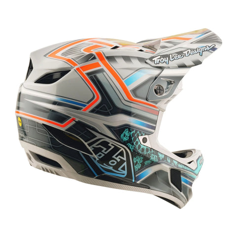 Troy Lee Designs D4 Composite Helmet Lowrider Grey